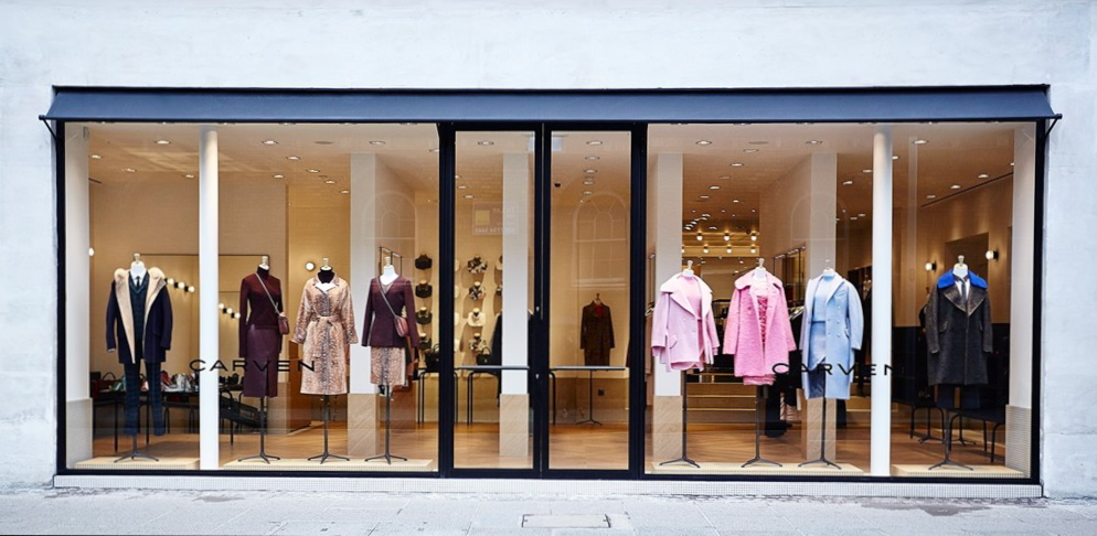 Carven of Paris choose Morco custom canopy for first London boutique